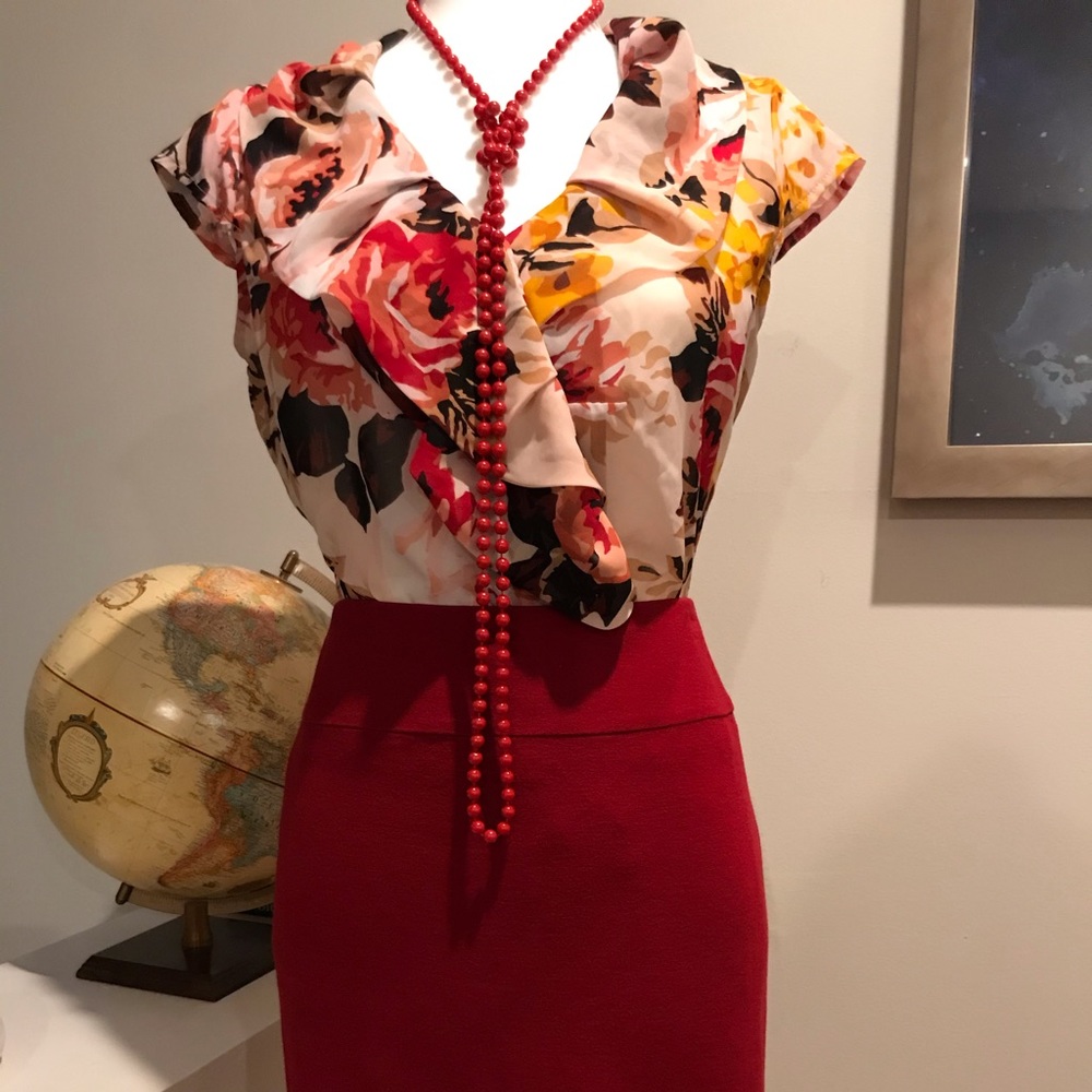 Worthington Floral Blouse